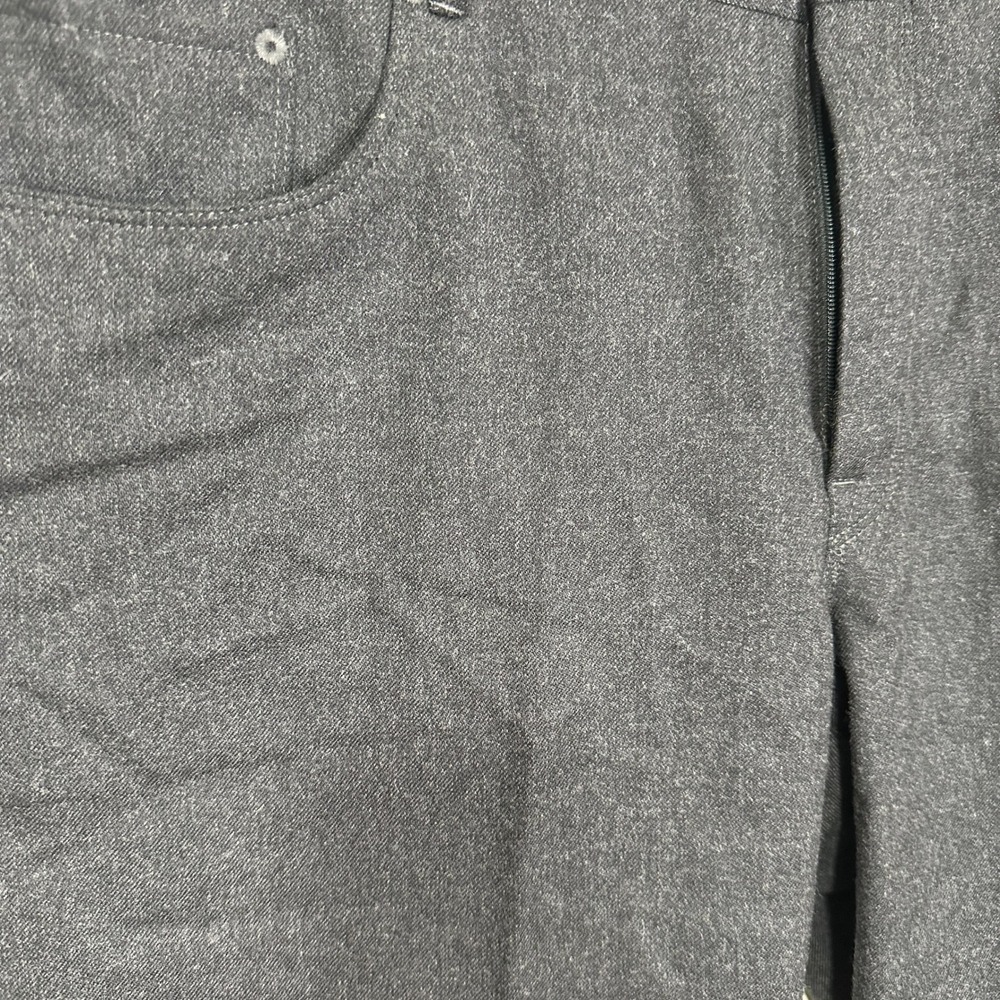 PT01 Traveller Super Slim Fit Wool Blend Stretch Trousers Grey Mens 36" READ - Picture 2 of 7